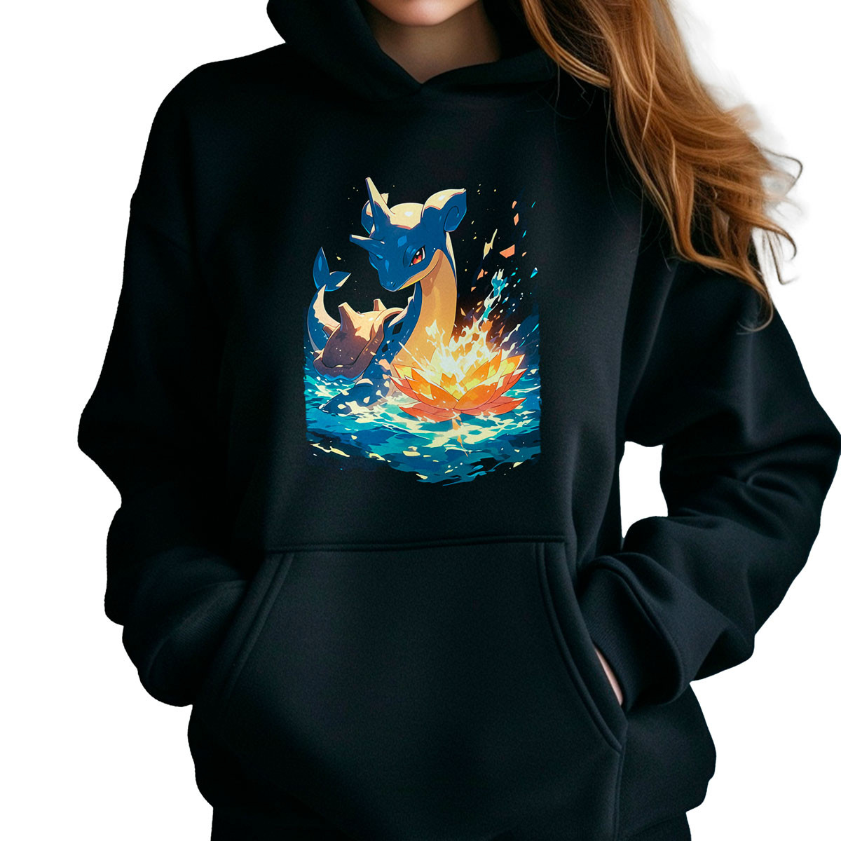 hoodie-anime-mujer-batalla-lapras-lotus-pok-mon-anime