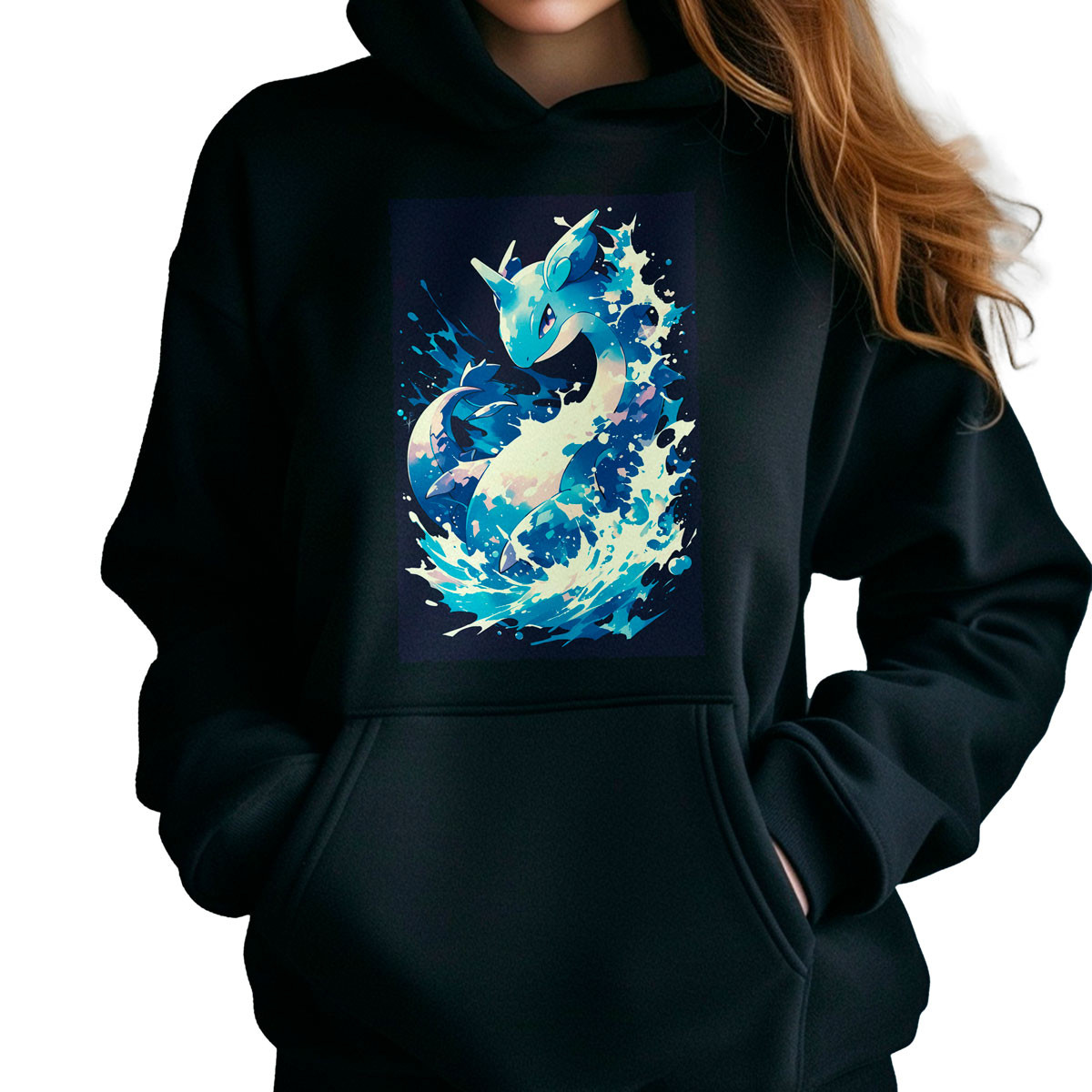 hoodie-anime-mujer-batallas-pok-mon-lapras-minimalista