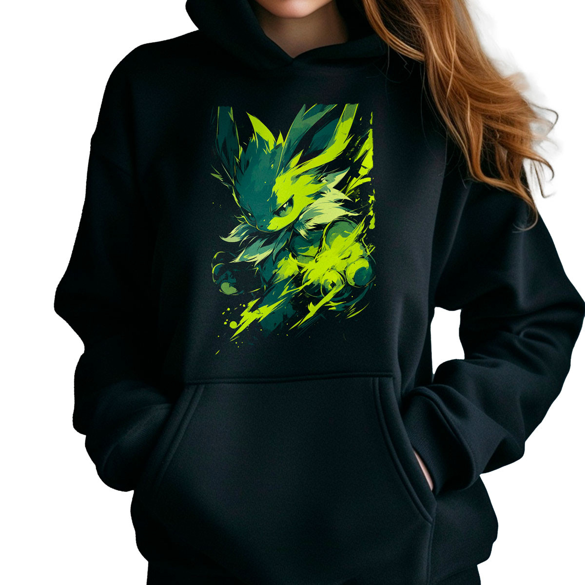 hoodie-anime-mujer-con-capucha-shiny-eevee-growl-pokemon