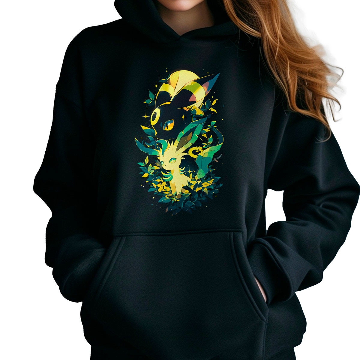 hoodie-anime-mujer-con-dise-o-de-umbreon-y-leafeon-pokemon