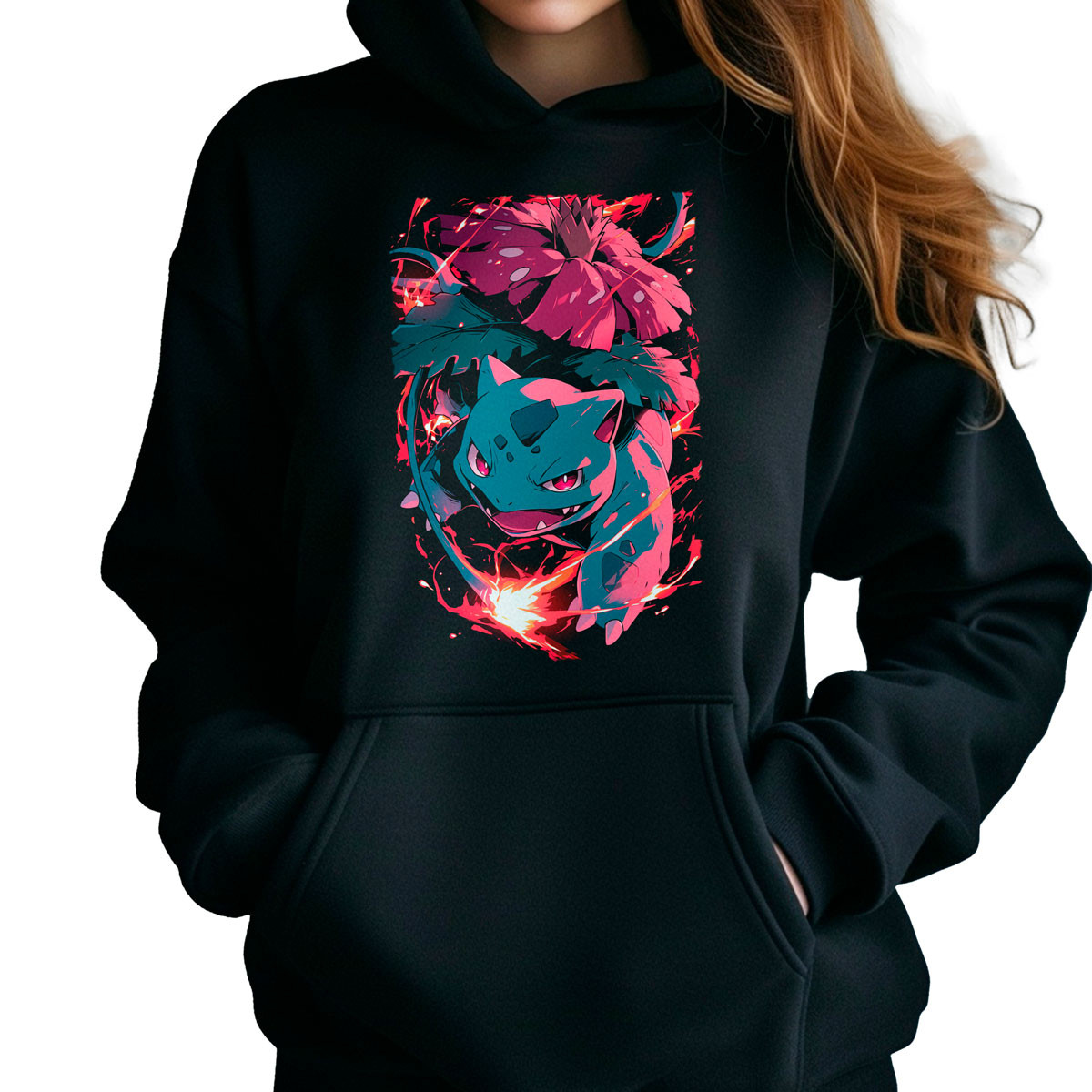 hoodie-anime-mujer-con-poder-ivysaur-power-whip