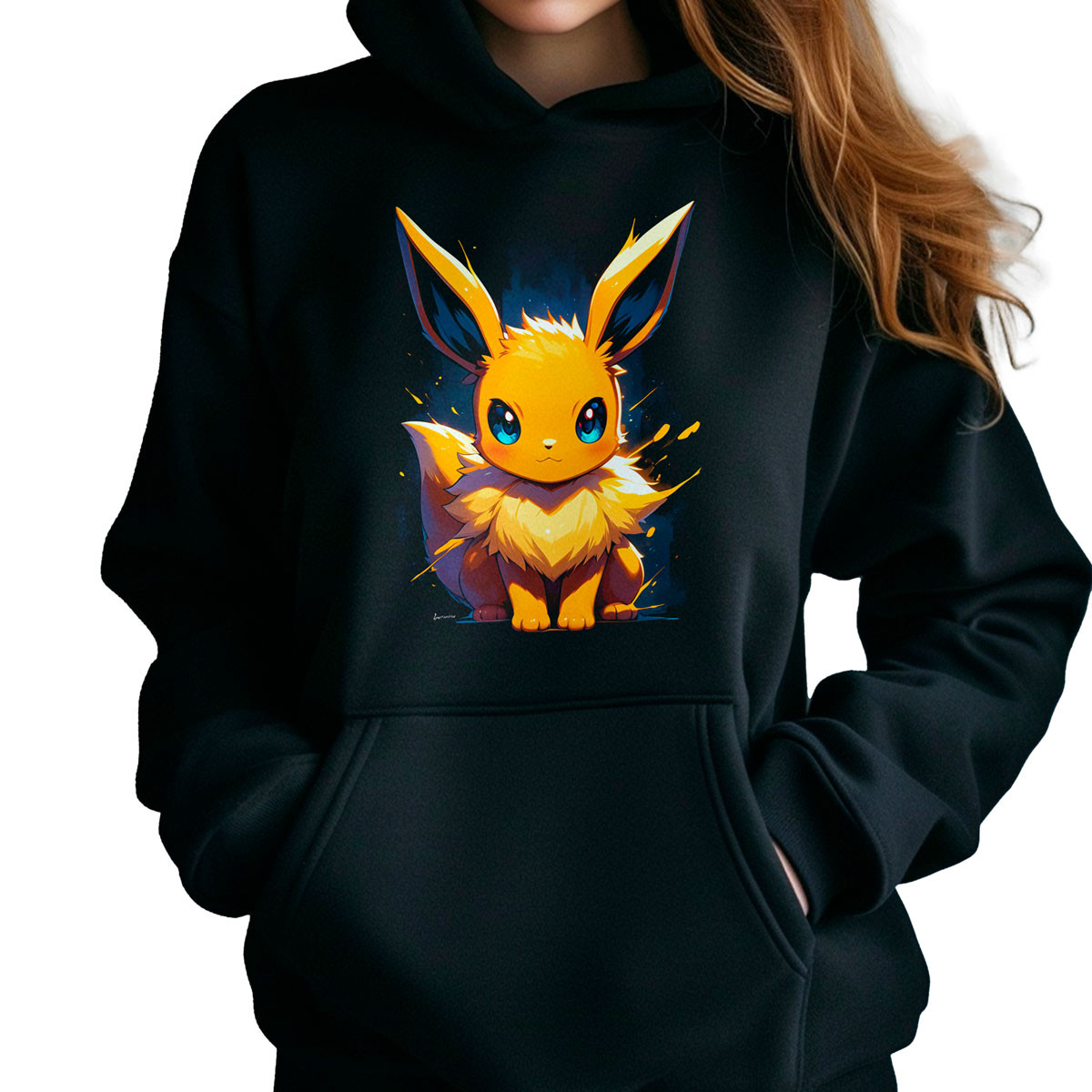 hoodie-anime-mujer-eevee-babydoll-eyes-manga-corta-brillo