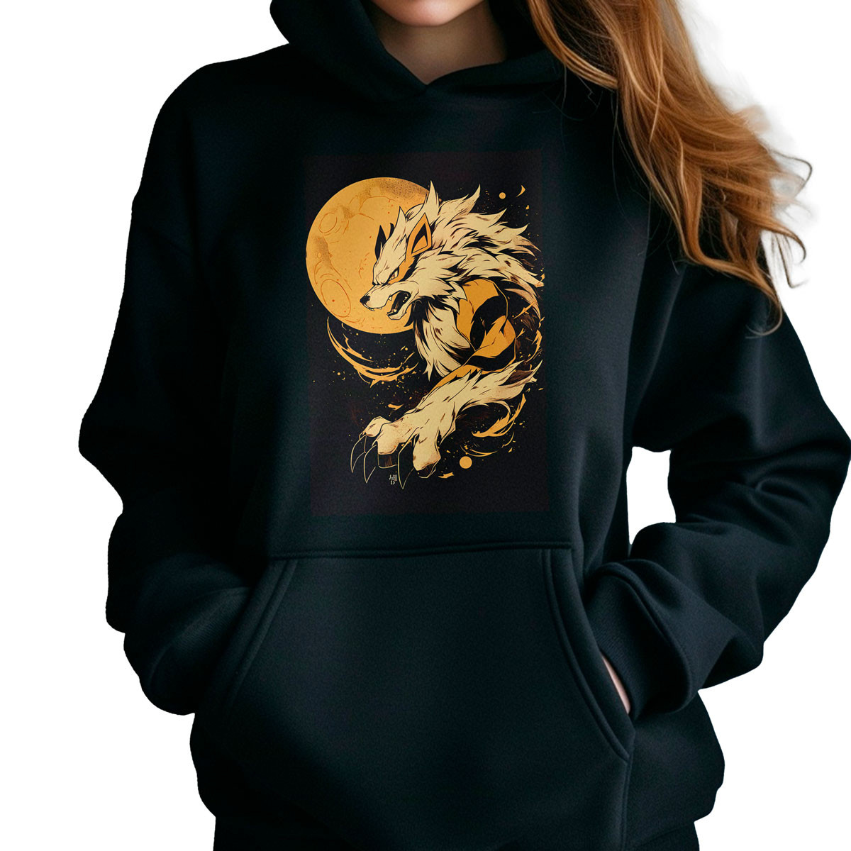 hoodie-anime-mujer-estampada-arcanine-y-luna-pok-mon-anime-b-23