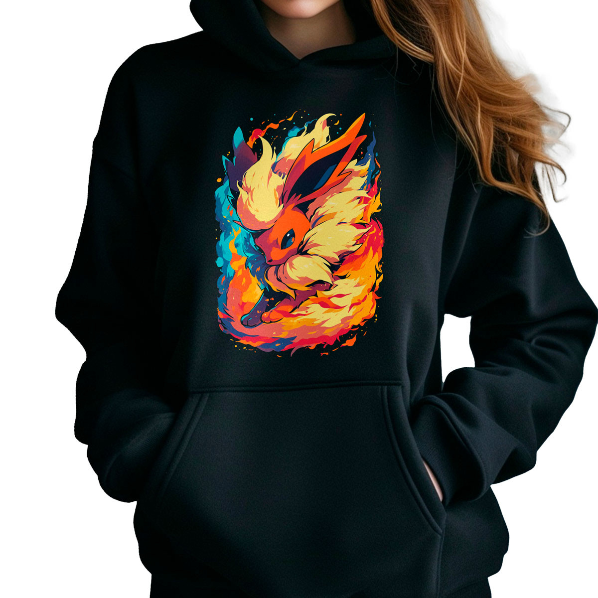 hoodie-anime-mujer-flareon-con-lava-plume