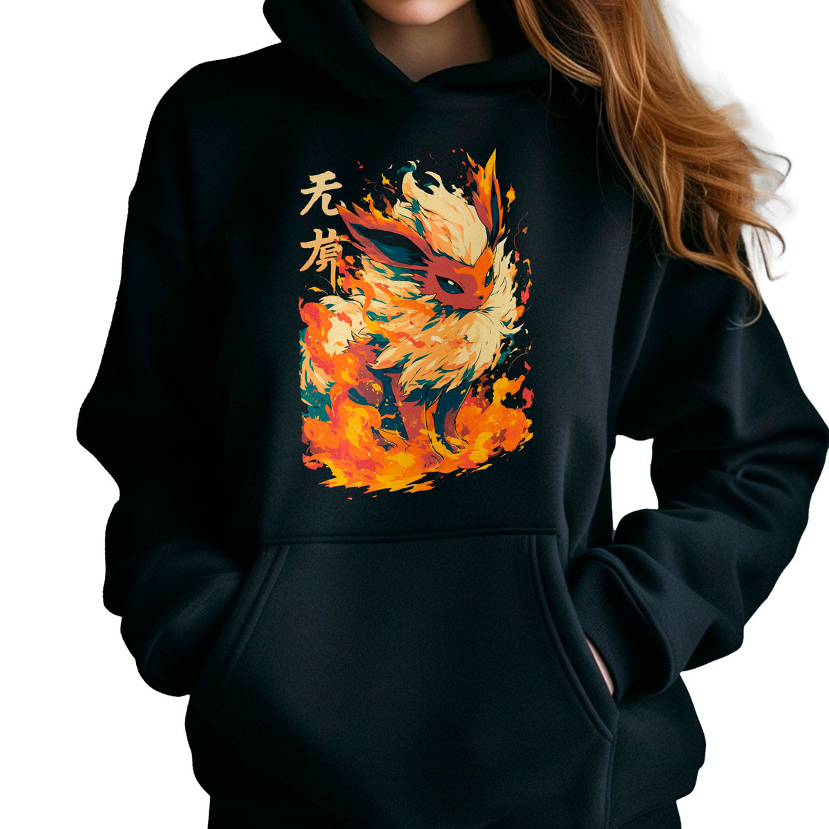 hoodie-anime-mujer-flareon-ink-style-pokemon-33