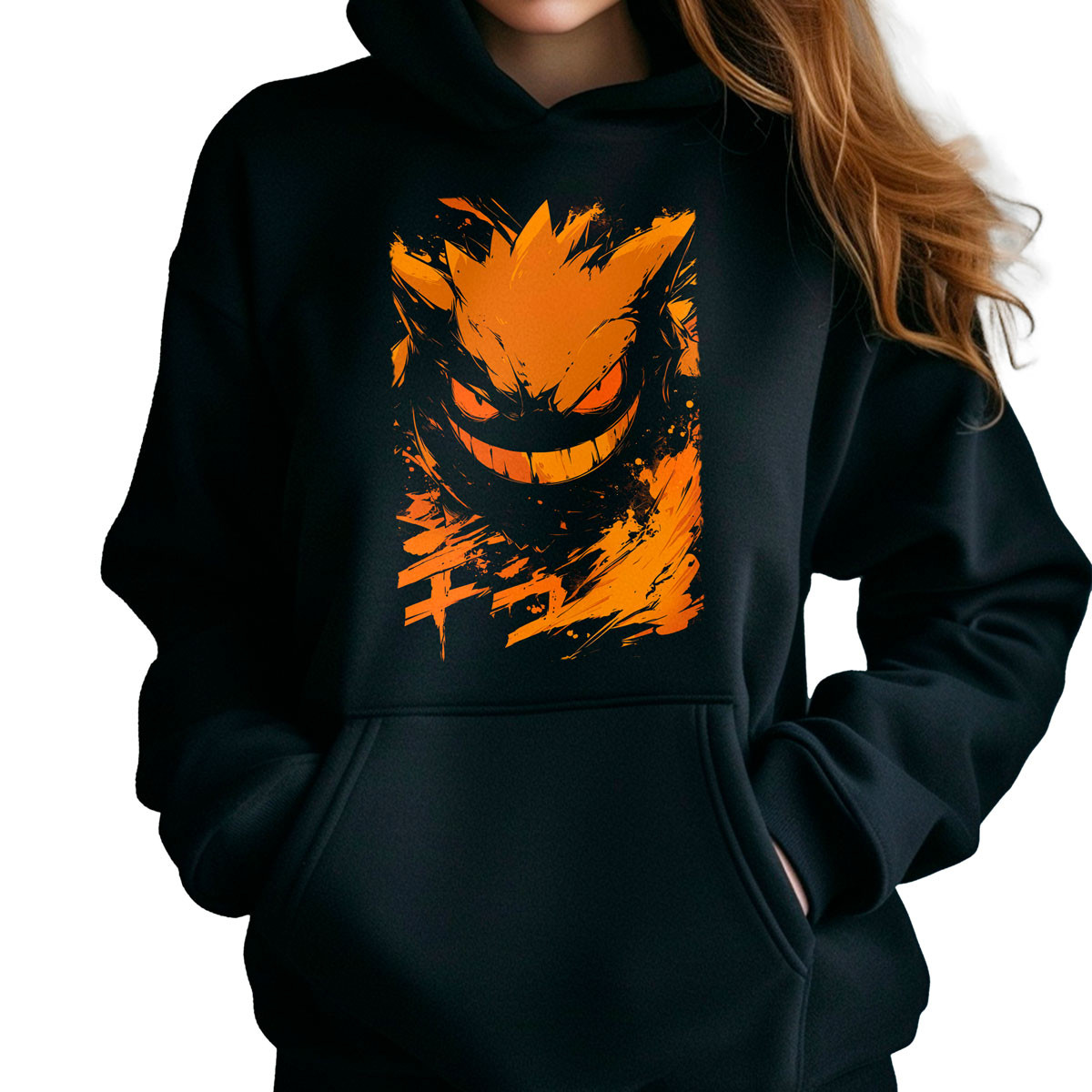 hoodie-anime-mujer-gengar-face-closeup-alta-calidad
