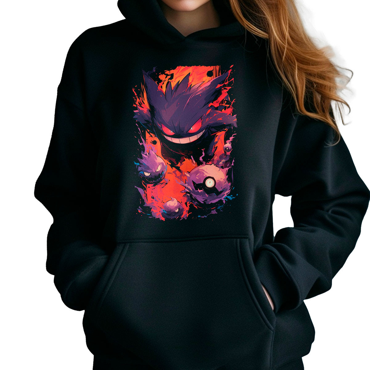 hoodie-anime-mujer-gengar-pokeballs-sudadera-pok-mon-anime