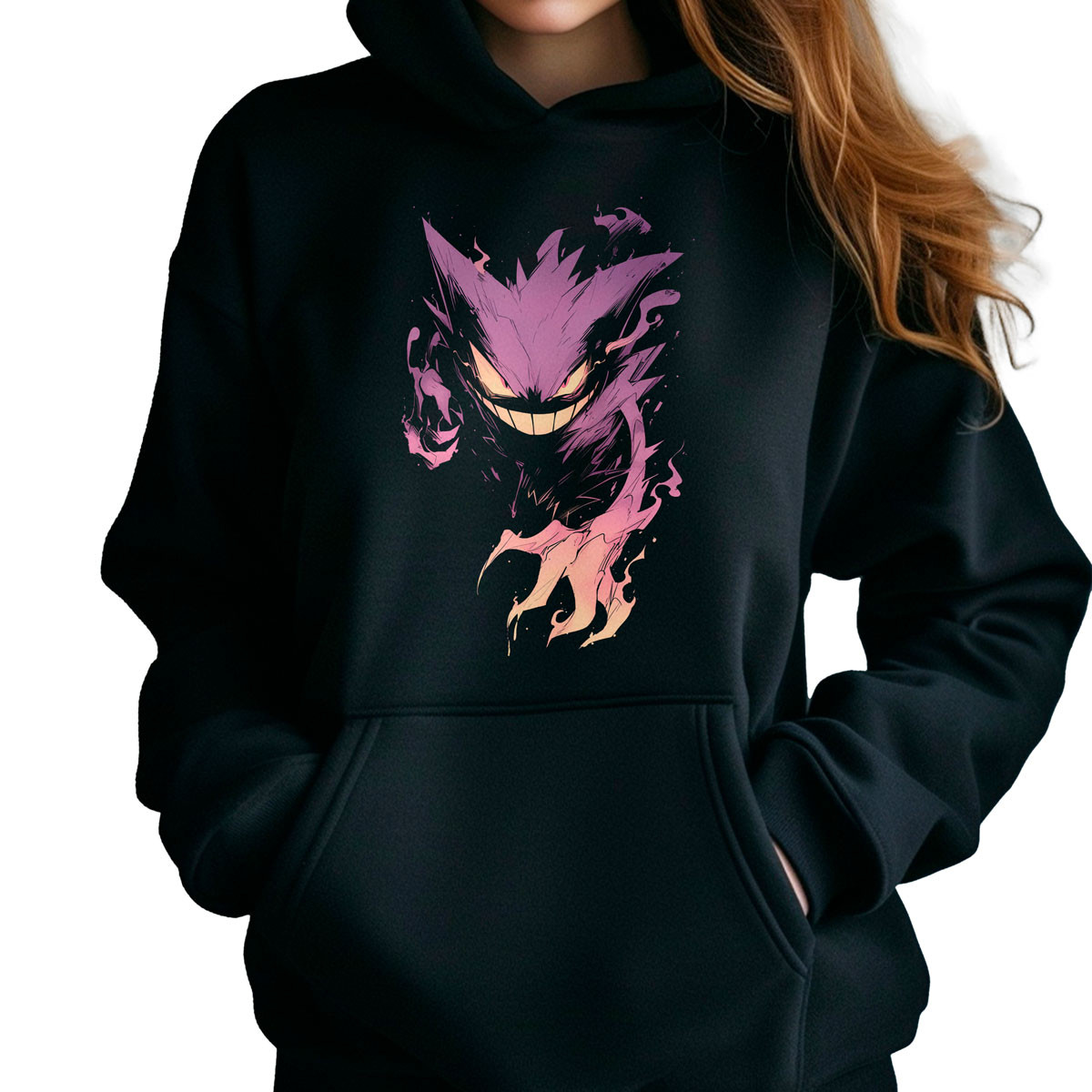 hoodie-anime-mujer-haunter-pok-mon-dibujo-contorno-anime-