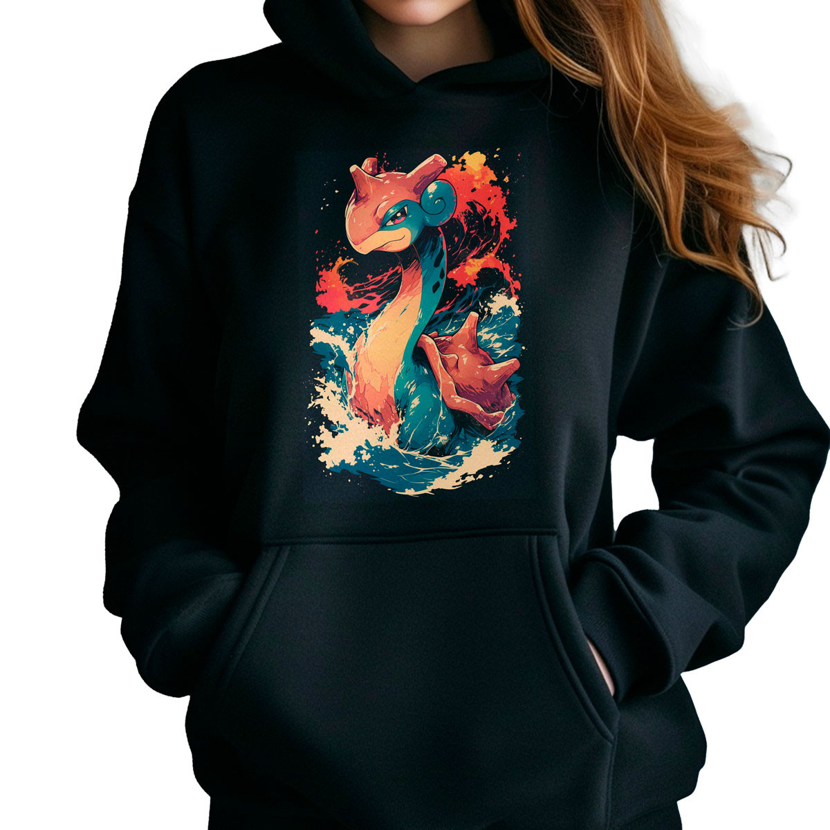 hoodie-anime-mujer-lapras-closeup-de-pokemon