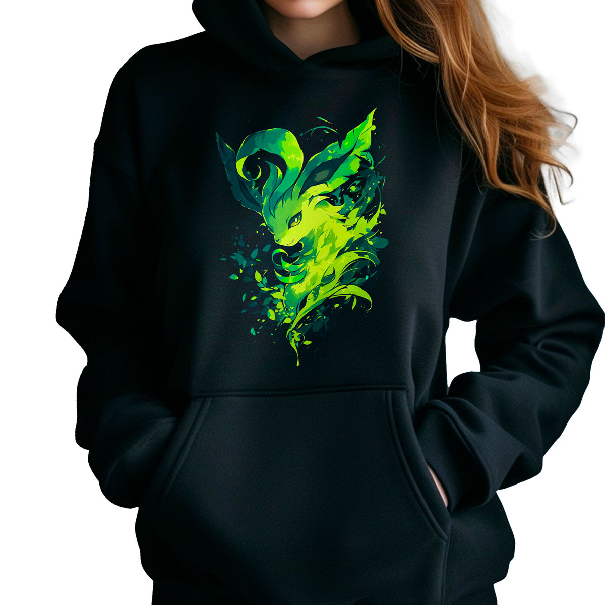 hoodie-anime-mujer-leafeon-pok-mon-batallas-anime