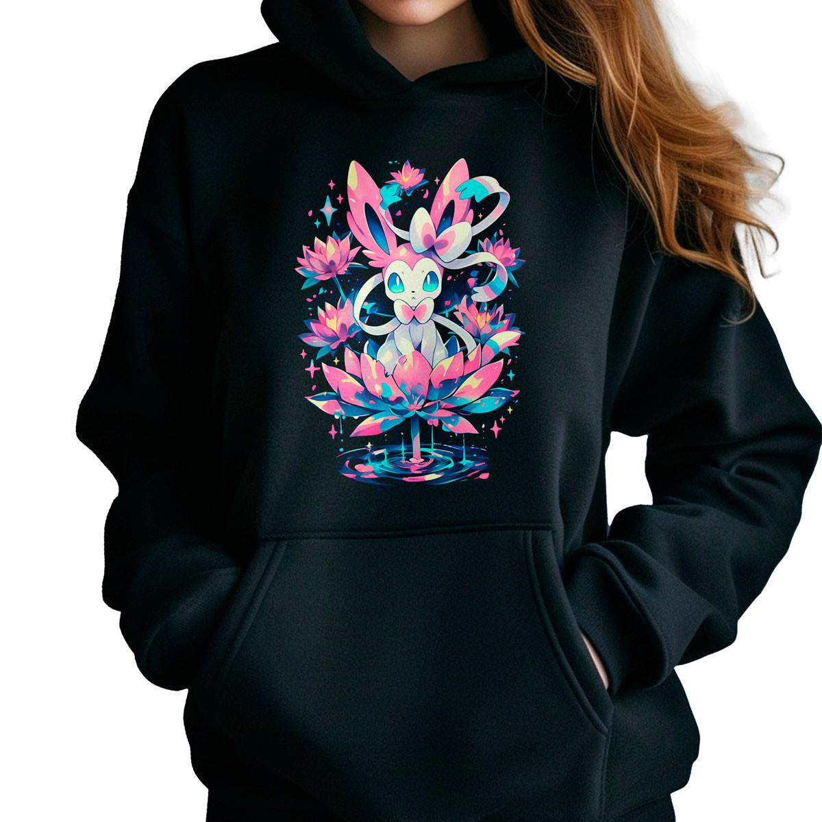 hoodie-anime-mujer-sylveon-lotus-pokemon-anime-brillante