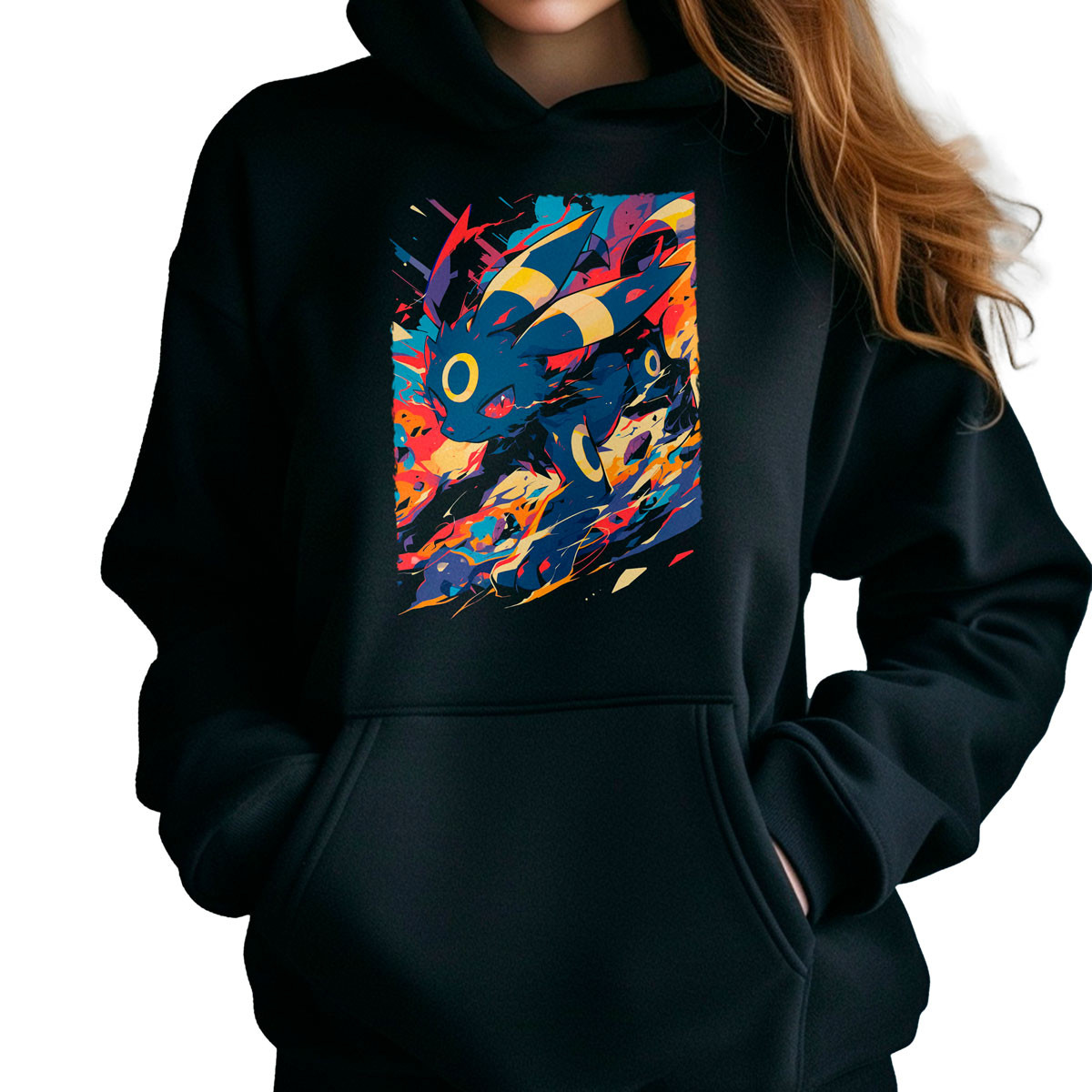 hoodie-anime-mujer-umbreon-pok-mon-batalla