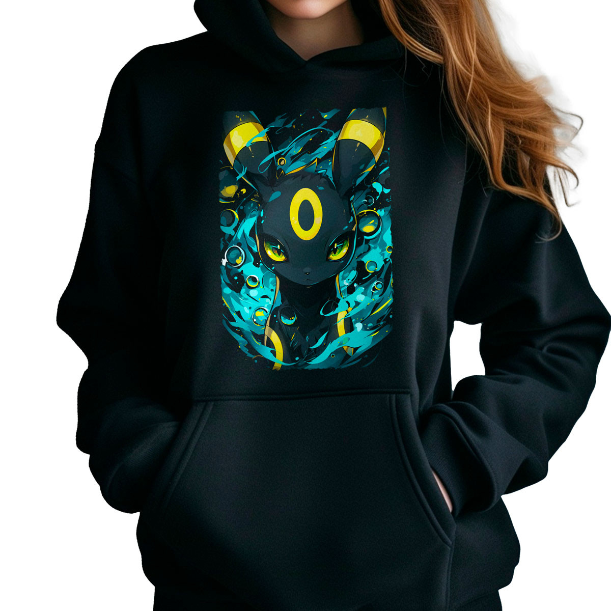 hoodie-anime-mujer-umbreon-pok-mon-batallas-face-closeup