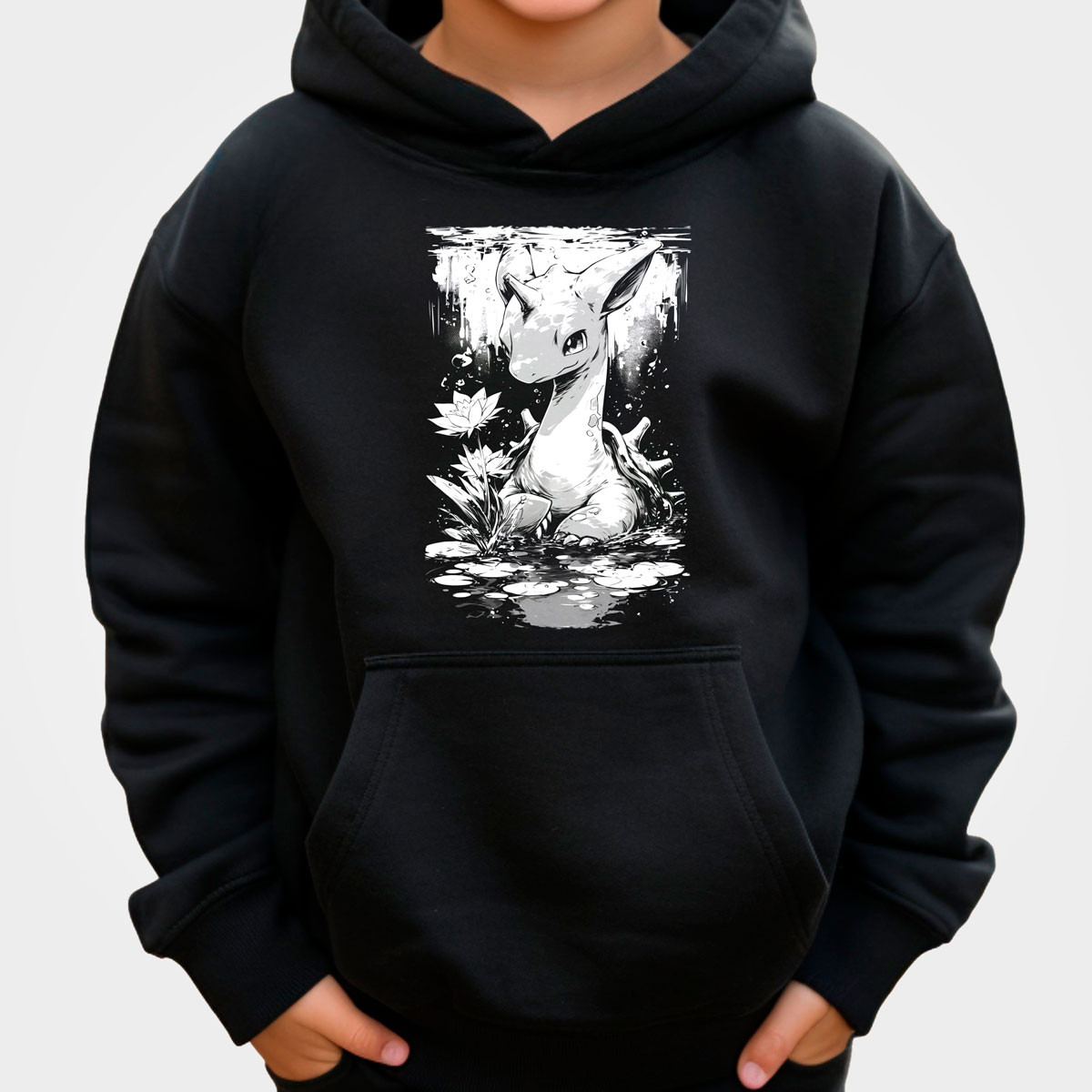 hoodie-anime-ni-a-batalla-lapras-dibujo-contorno-pok-mon