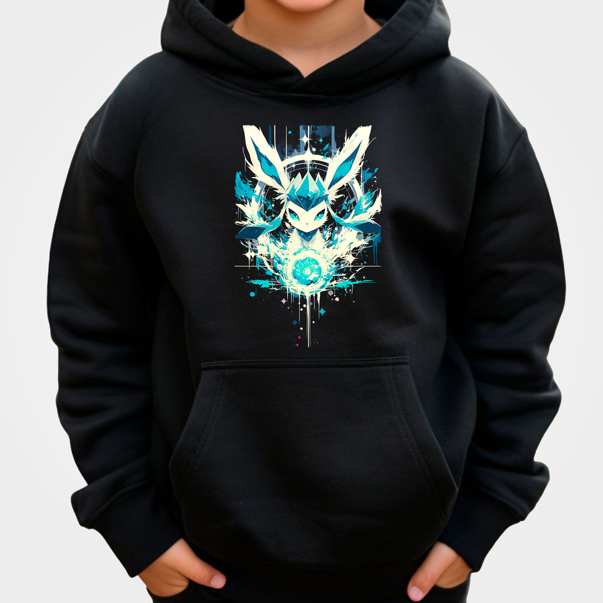 hoodie-anime-ni-a-glaceon-pokemon-negro-brillante