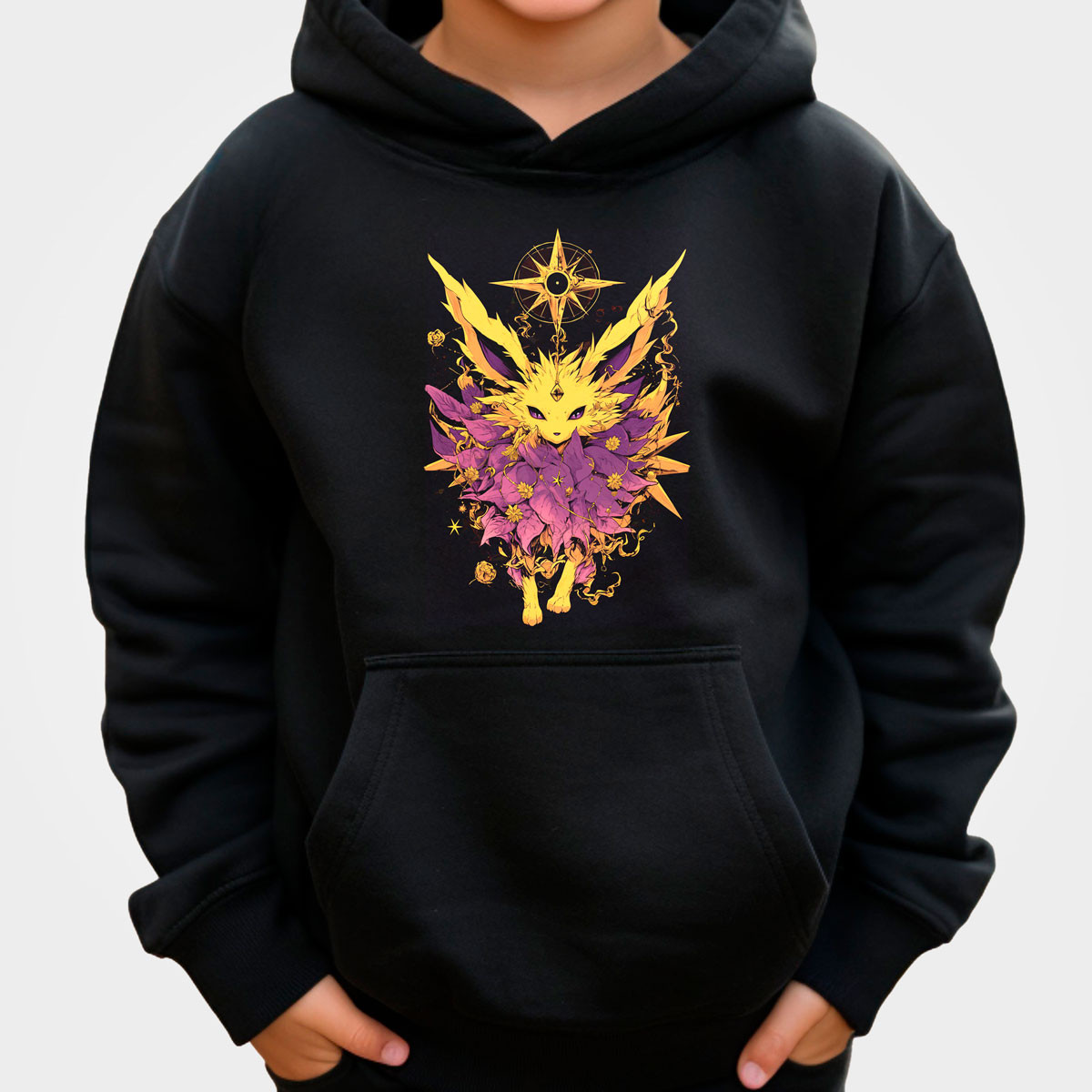 hoodie-anime-ni-a-jolteon-lotus-negro-dise-o-gym-pok-mon