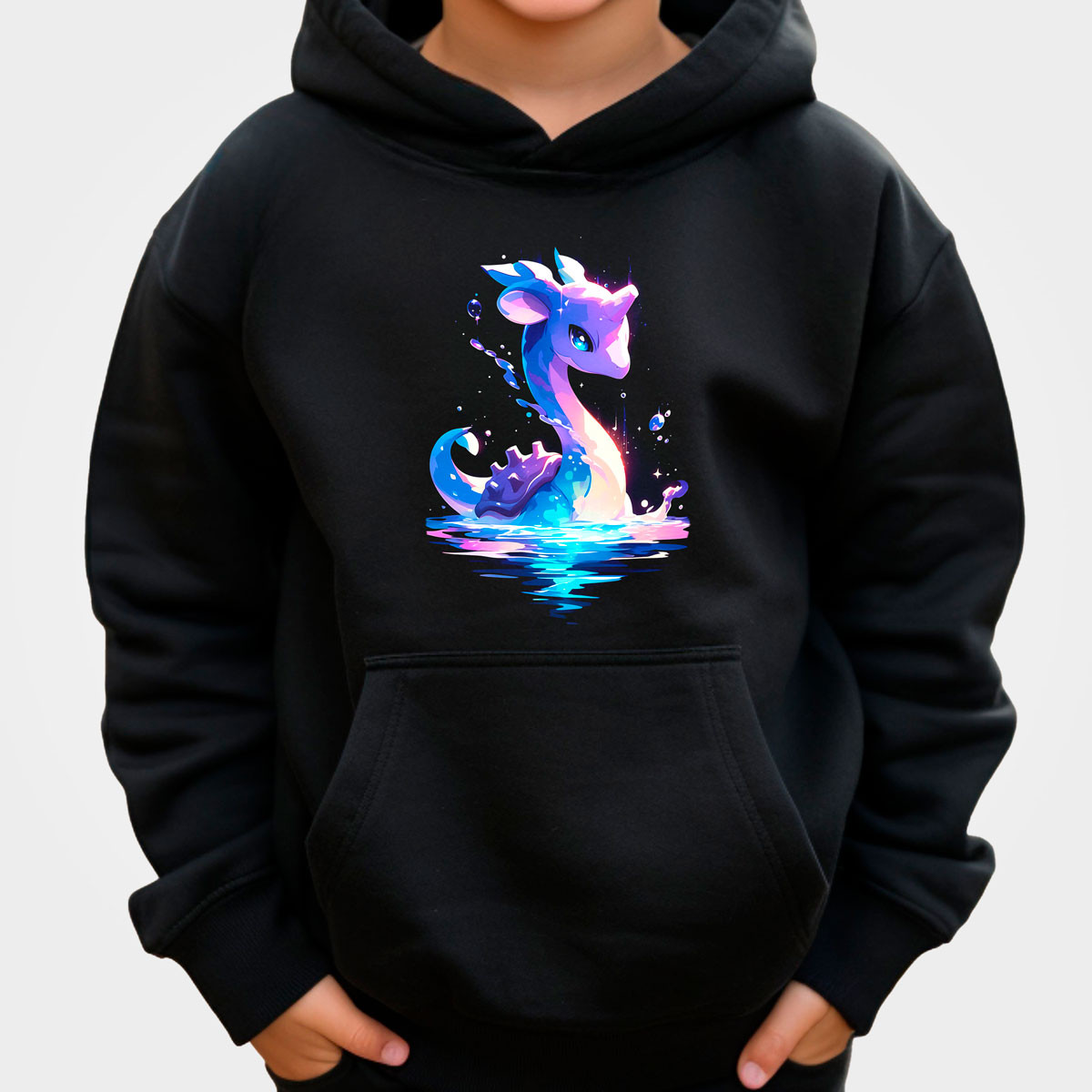 hoodie-anime-ni-a-lapras-pokemon-negro-brillo-manga-corta