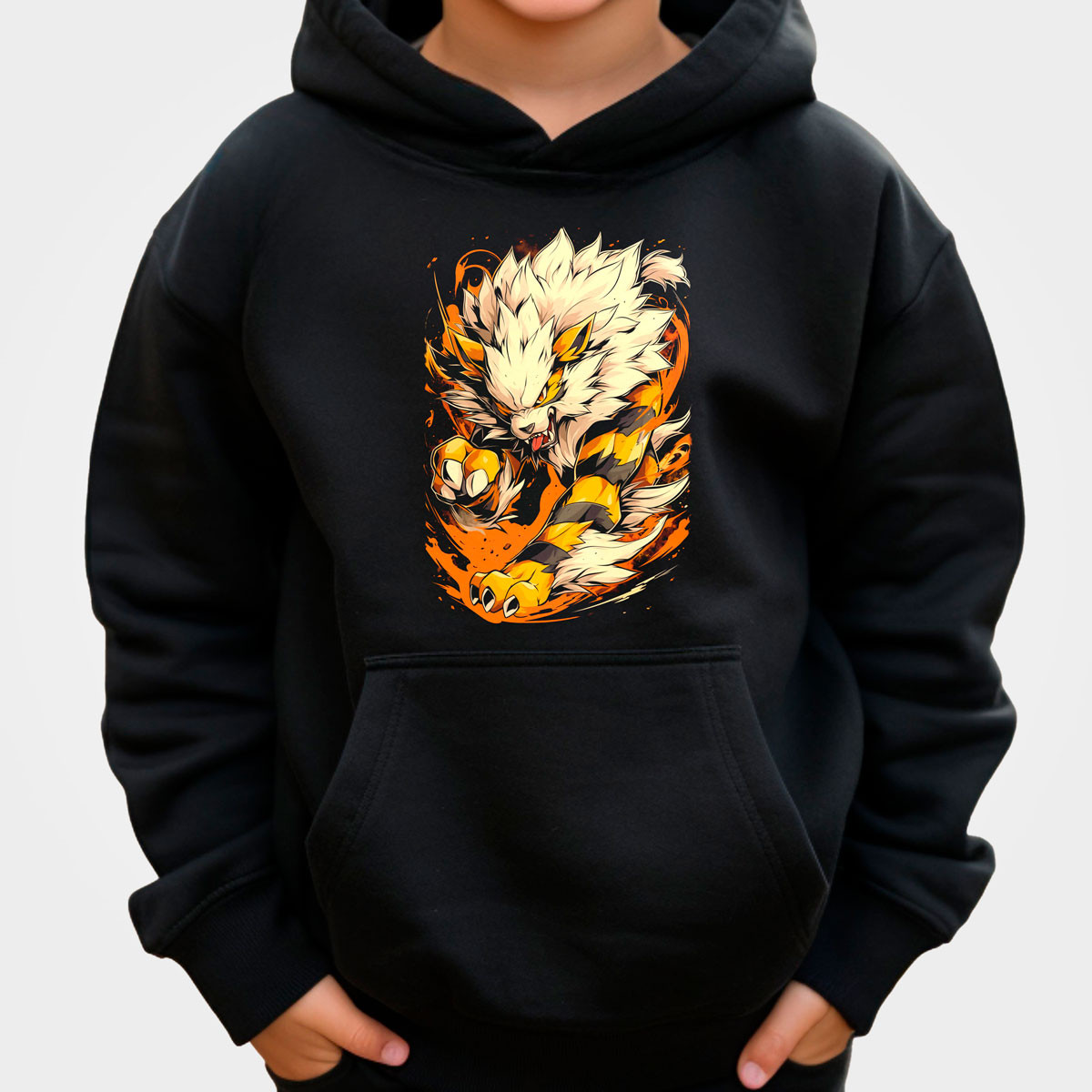 hoodie-anime-ni-o-arcanine-rugido-poderoso-pok-mon