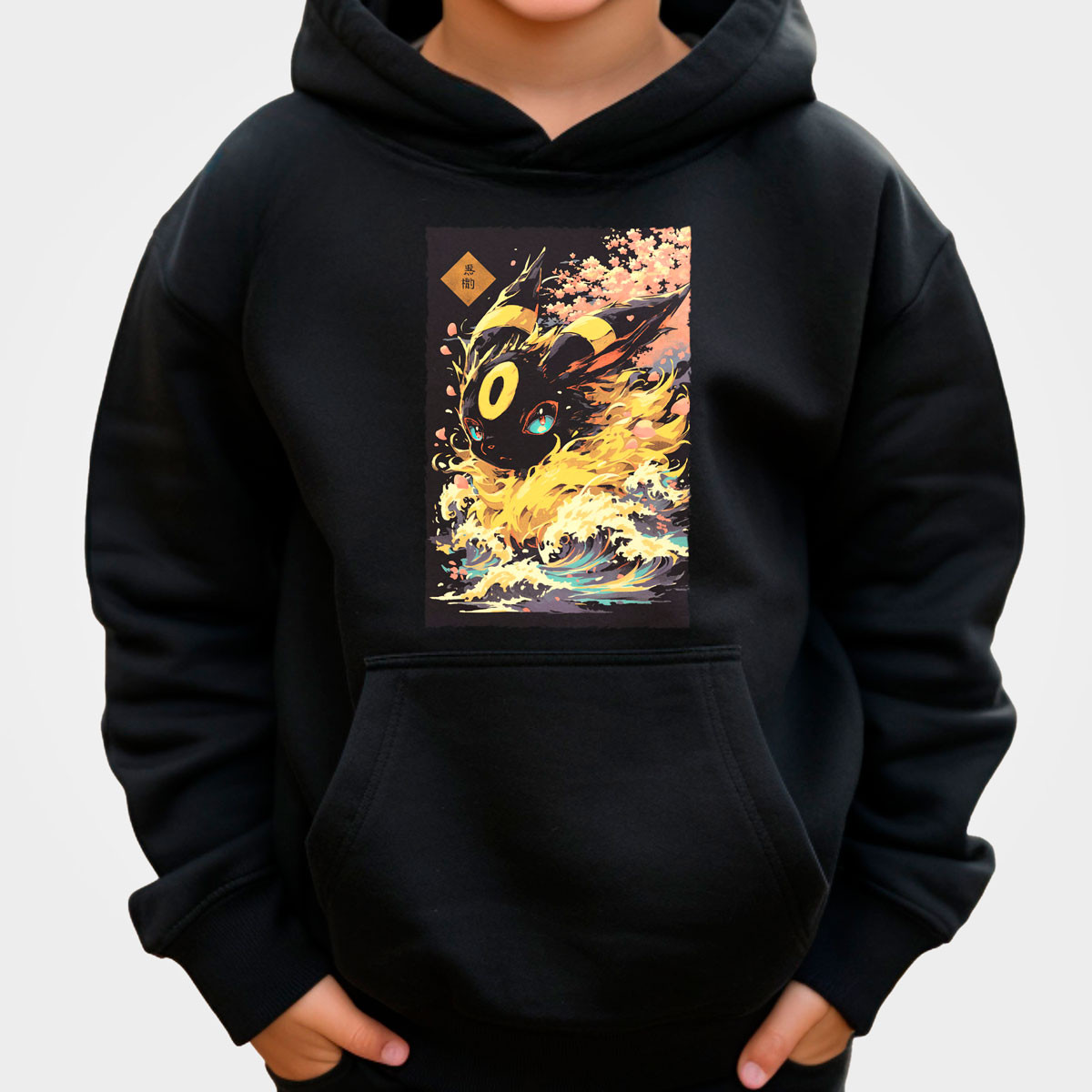 hoodie-anime-ni-o-con-dise-o-umbreon-y-cerezos-en-flor