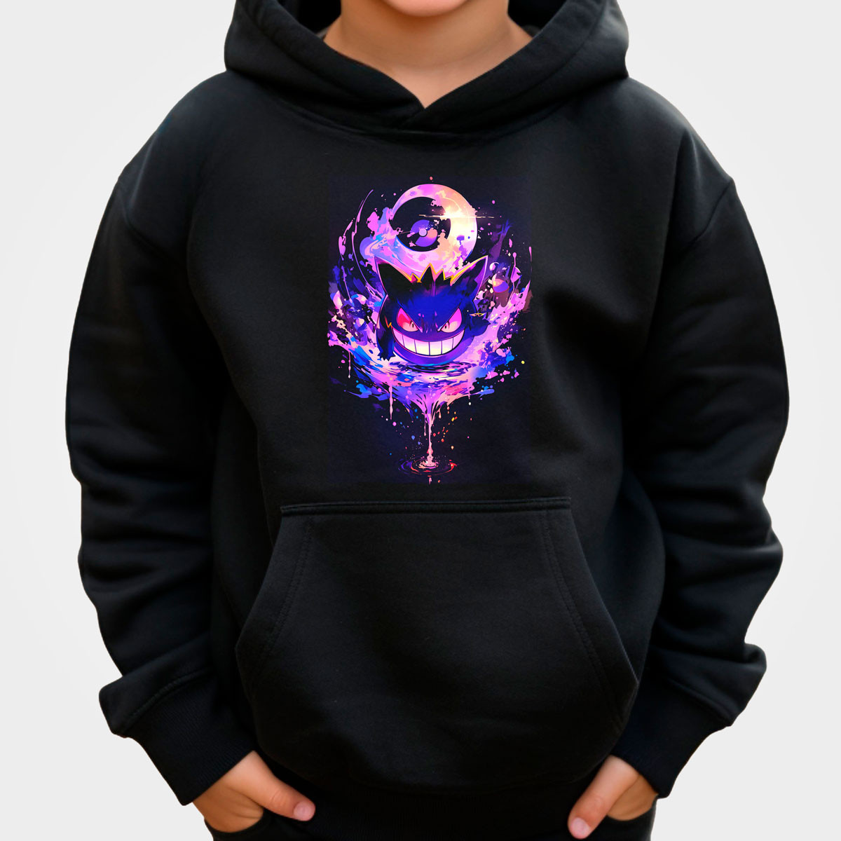 hoodie-anime-ni-os-con-dise-o-gengar-y-la-luna-pok-mon