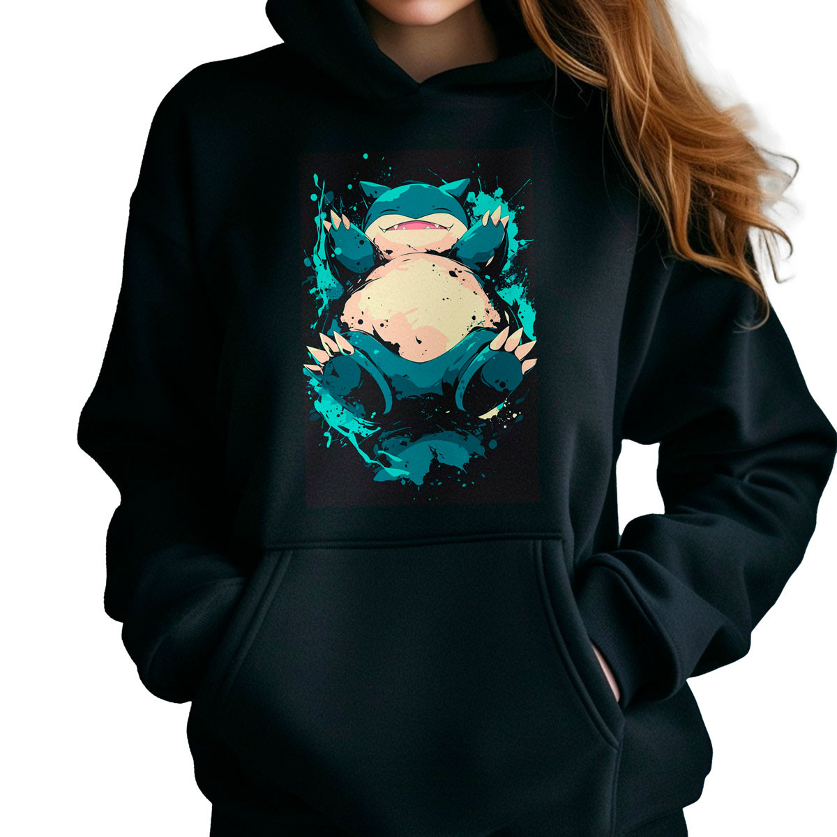 hoodie-anime-snorlax-minimalista-pok-mon
