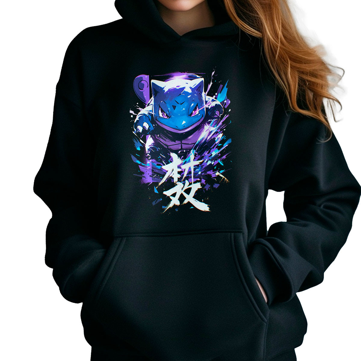 hoodie-anime-squirtle-estilo-tinta-pok-mon