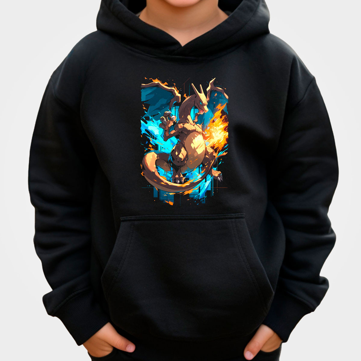 hoodie-anime-unisex-charizard-full-power-desde-pok-mon-a-25
