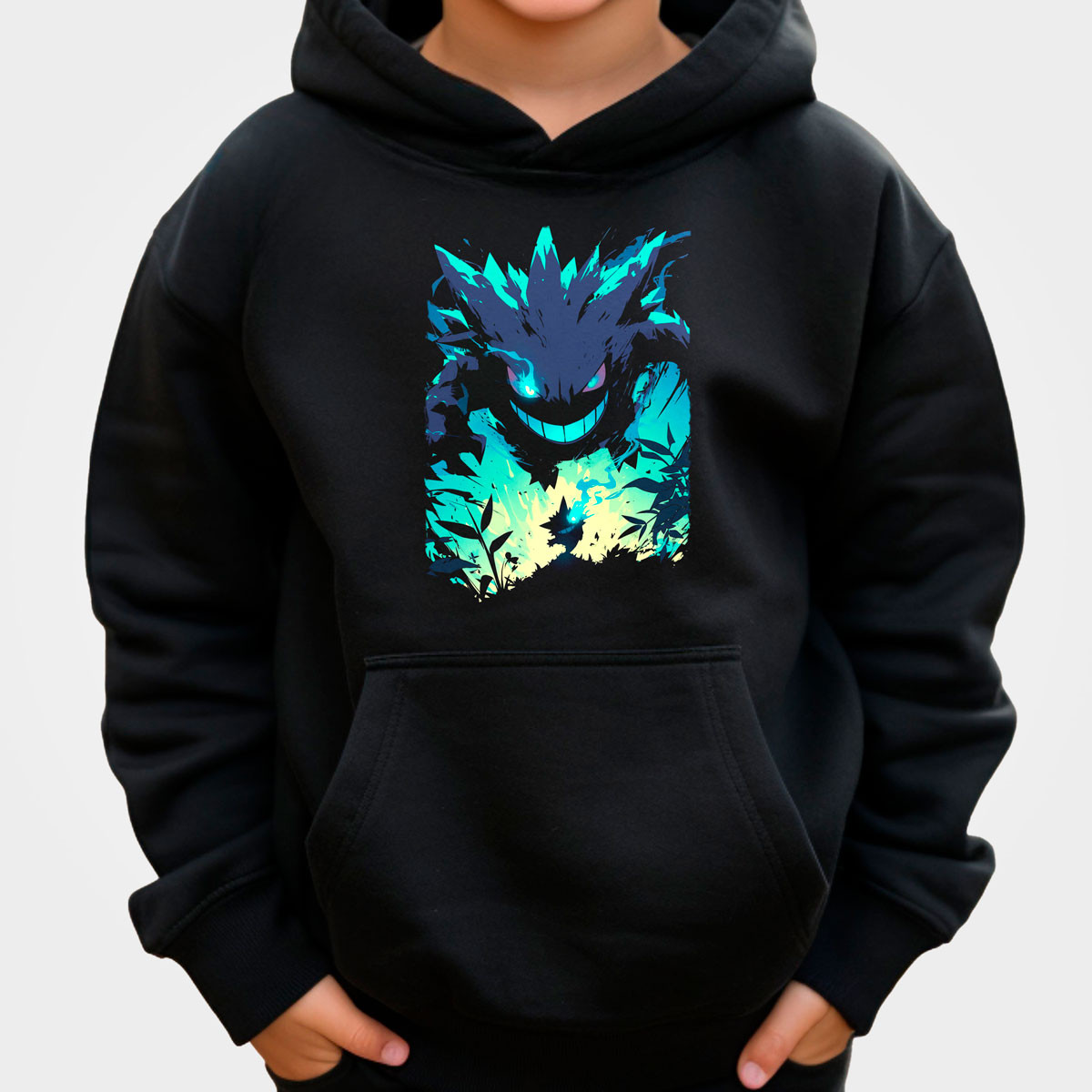 hoodie-anime-unisex-dise-o-gengar-pokemon-negro