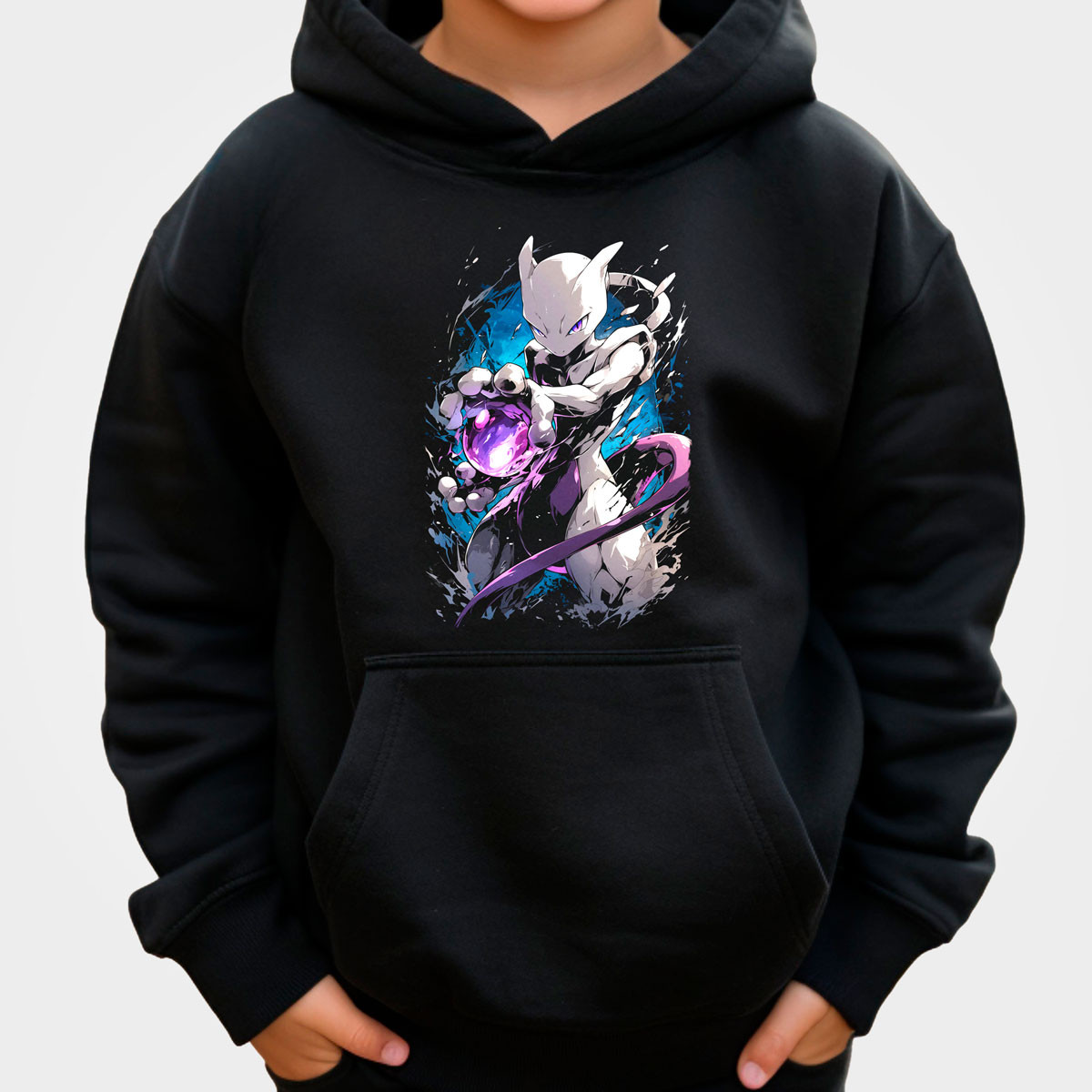 hoodie-anime-unisex-dise-o-mewtwo-negro-pok-mon