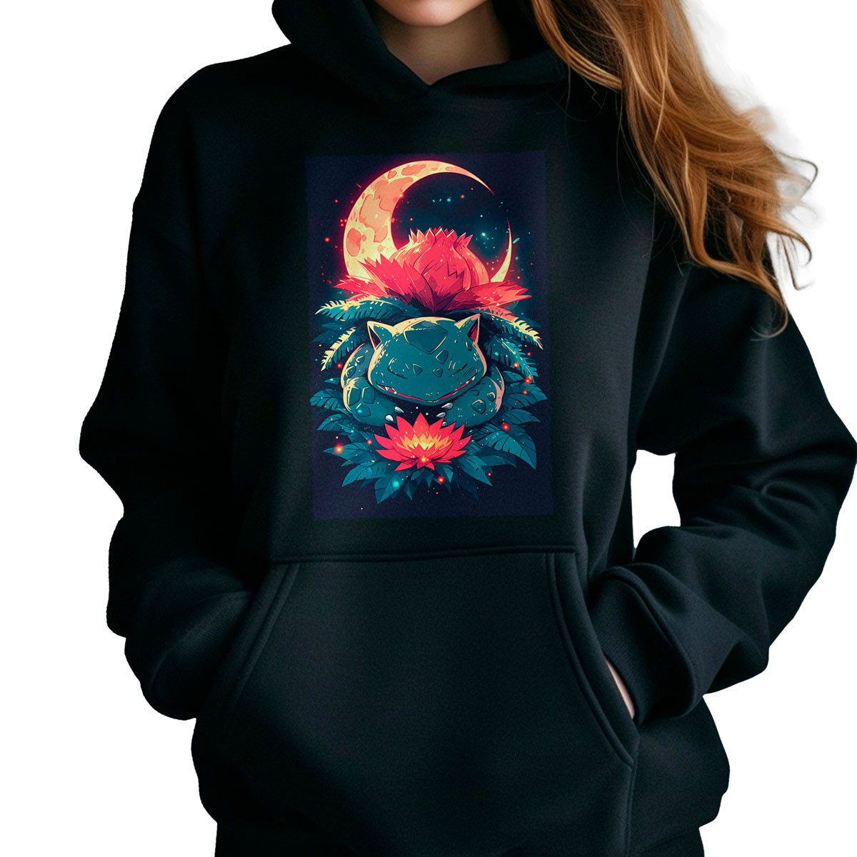 hoodie-anime-venusaur-and-a-moon-design
