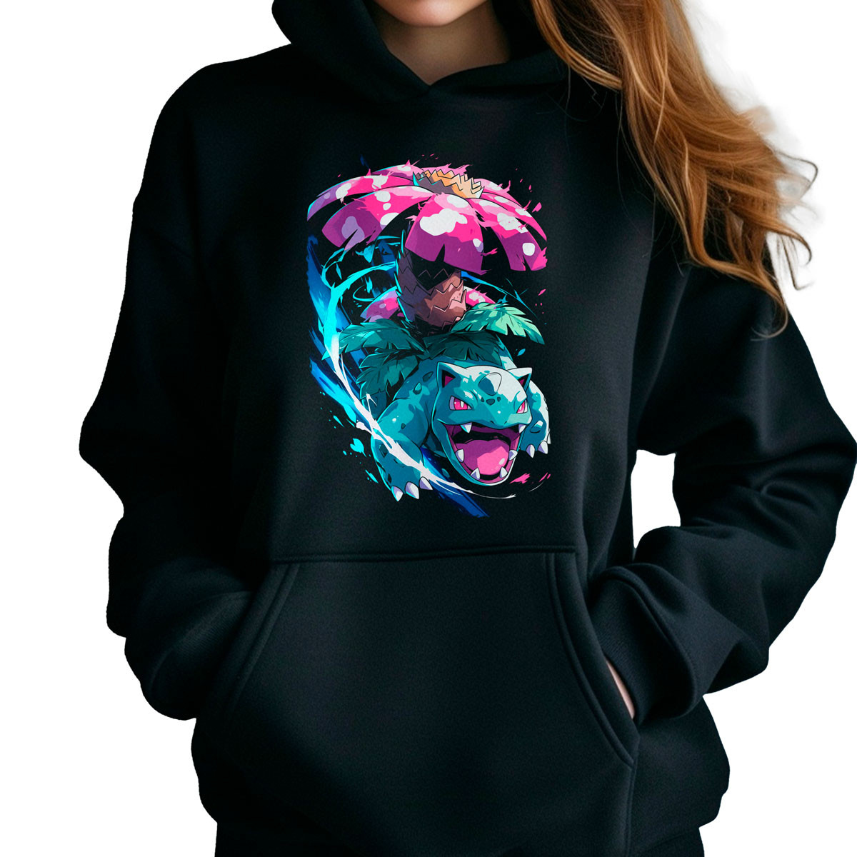 hoodie-anime-venusaur-poison-type-estampado-brillante