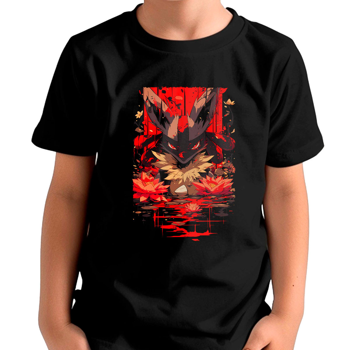 polera-algod-n-brillante-dise-o-lucario-loto-pok-mon-anime-negra