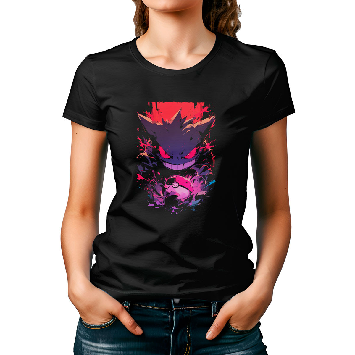 polera-algod-n-shiny-gengar-sketch-pokemon-anime-black-b-23