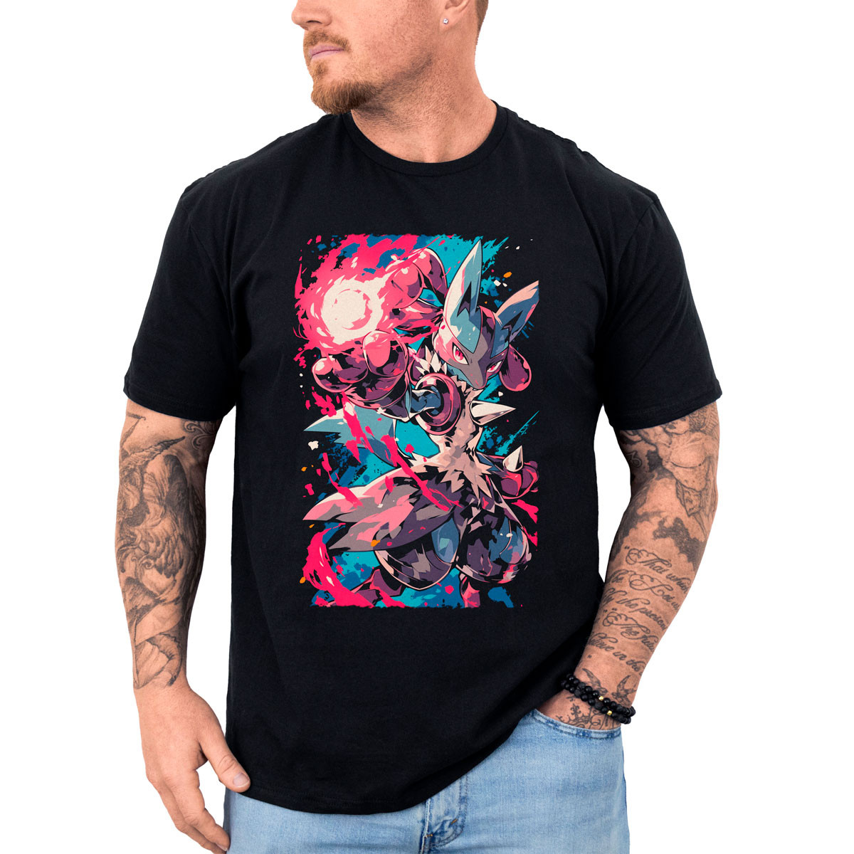 polera-anime-algod-n-shiny-lucario-heal-pulse-pok-mon
