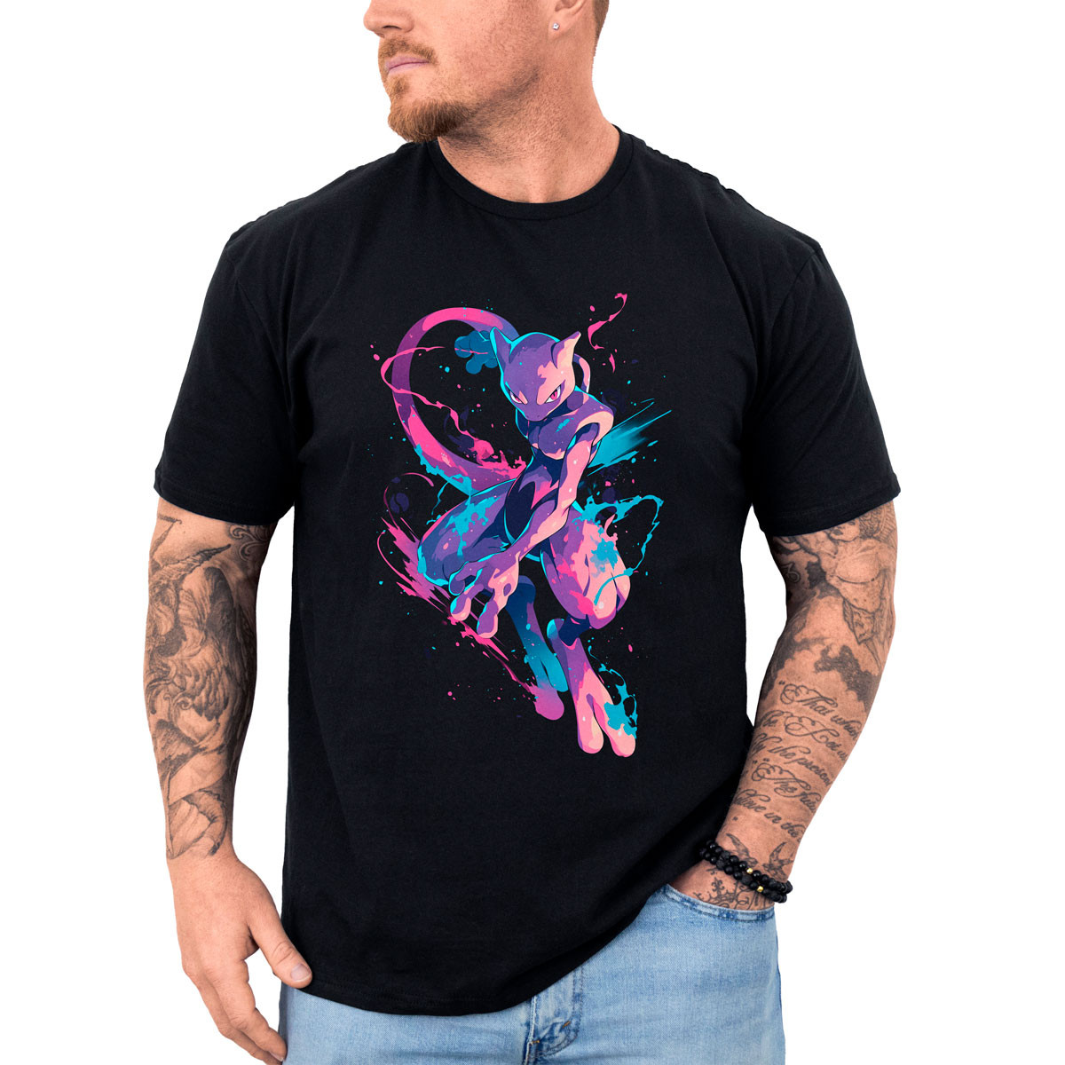 polera-anime-algod-n-shiny-mewtwo-glowing-pokemon-anime-negro