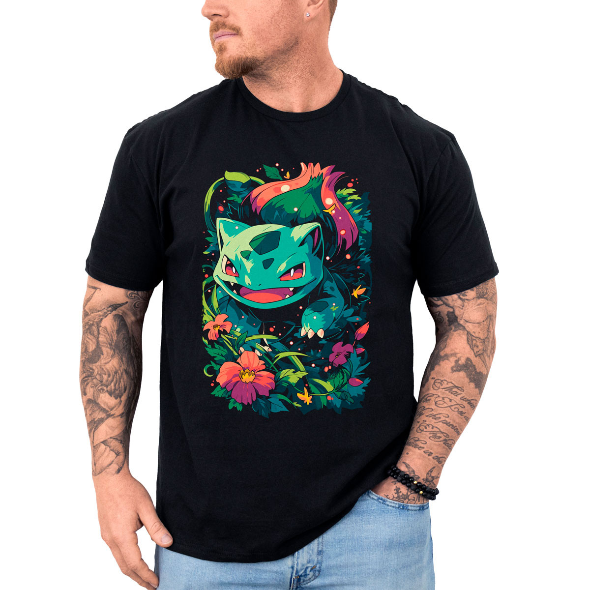 polera-anime-bulbasaur-grass-dise-o-suave-entrenador