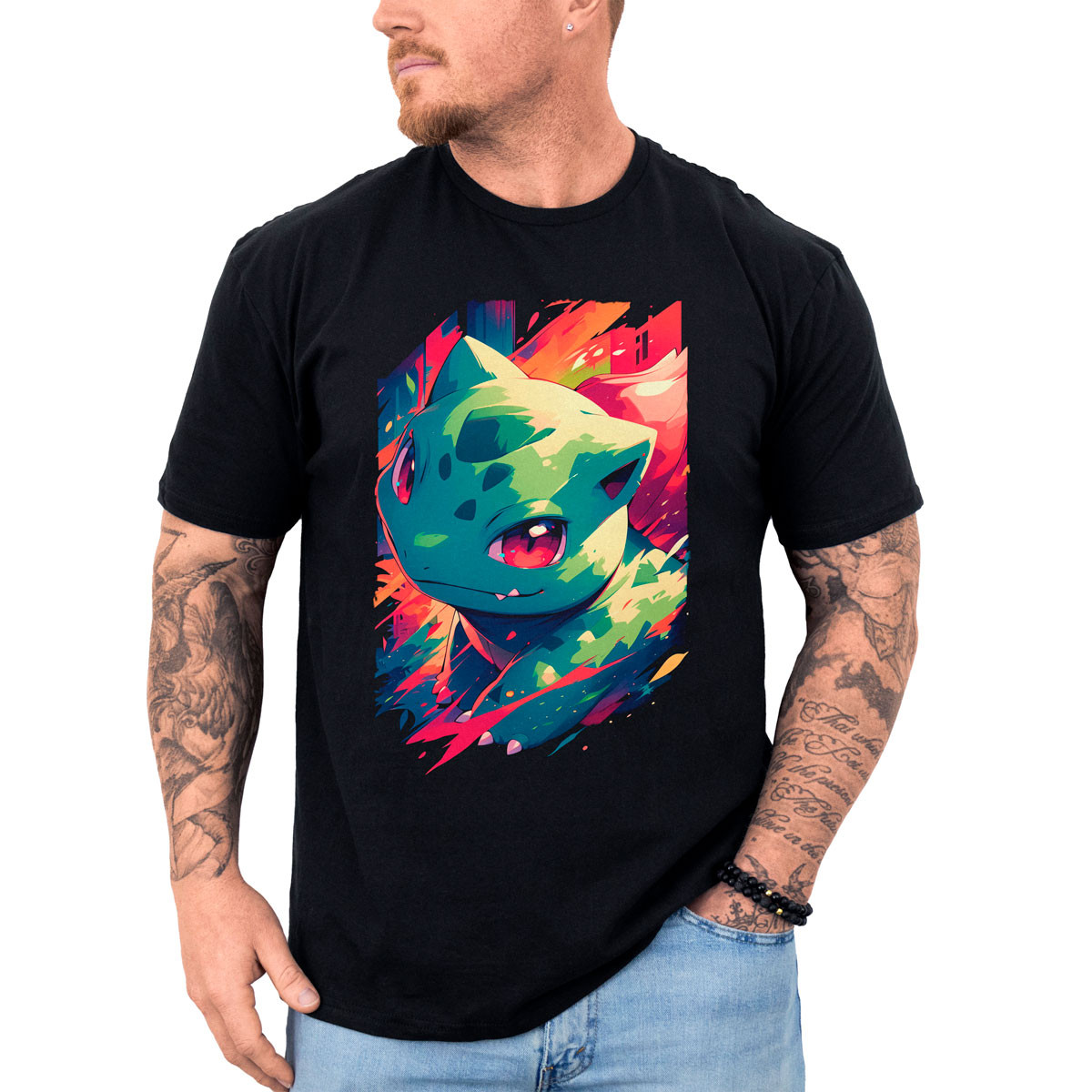 polera-anime-bulbasaur-minimalista-pok-mon-anim-