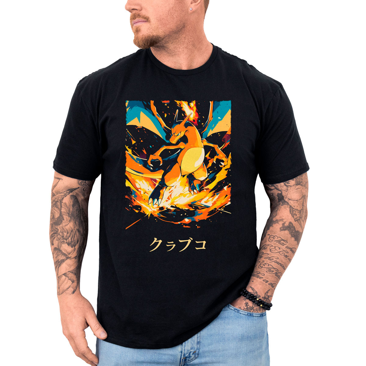 polera-anime-charizard-ink-design-pok-mon-batallas