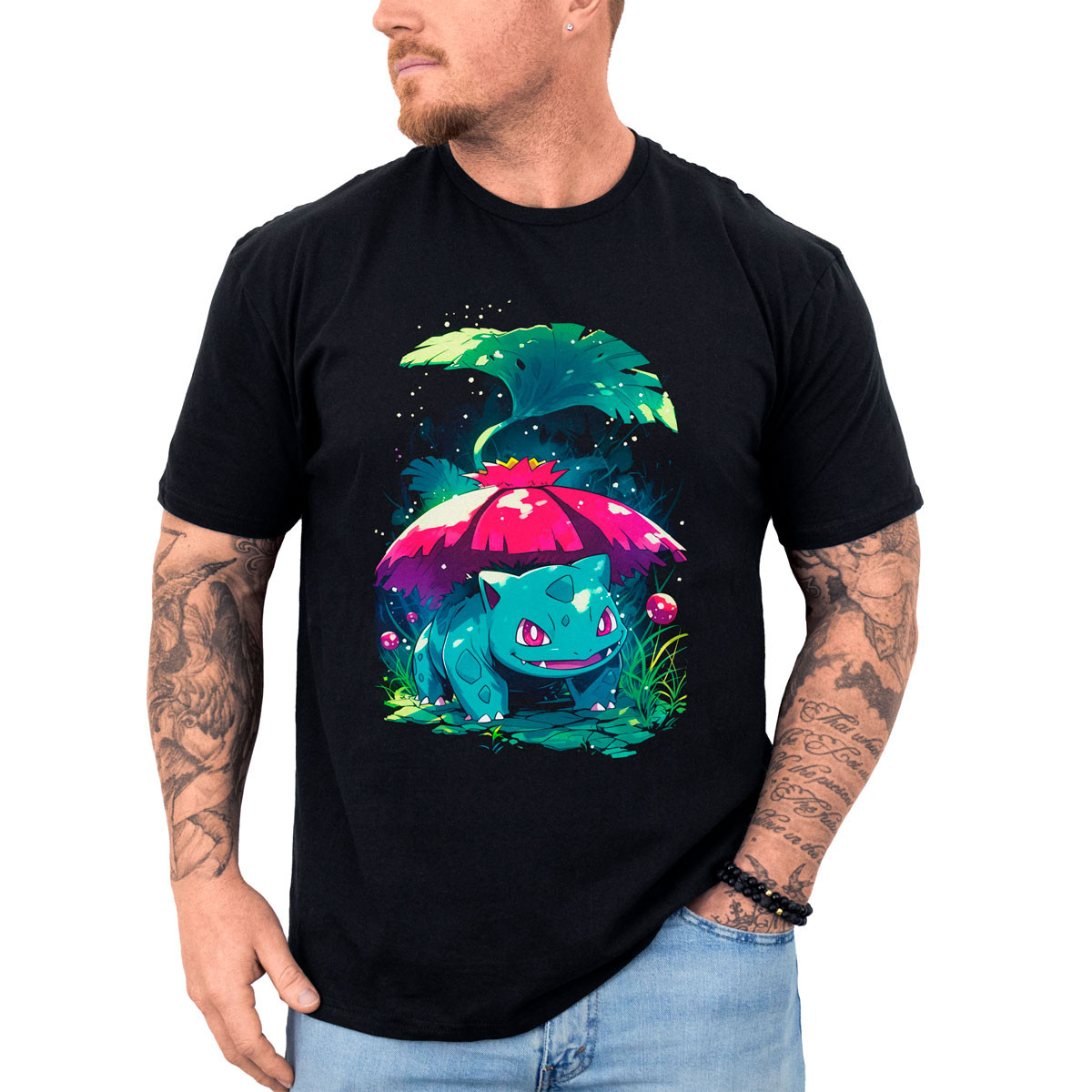 polera-anime-design-venusaur-shiny-pokemon-anime-black