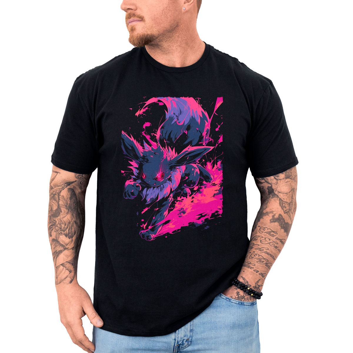 polera-anime-eevee-atacando-desde-pok-dex