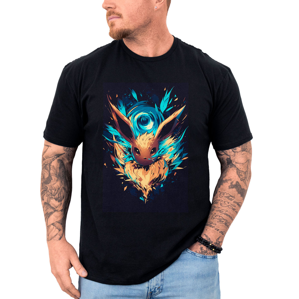 polera-anime-eevee-pokemon-negro-dibujo-anime