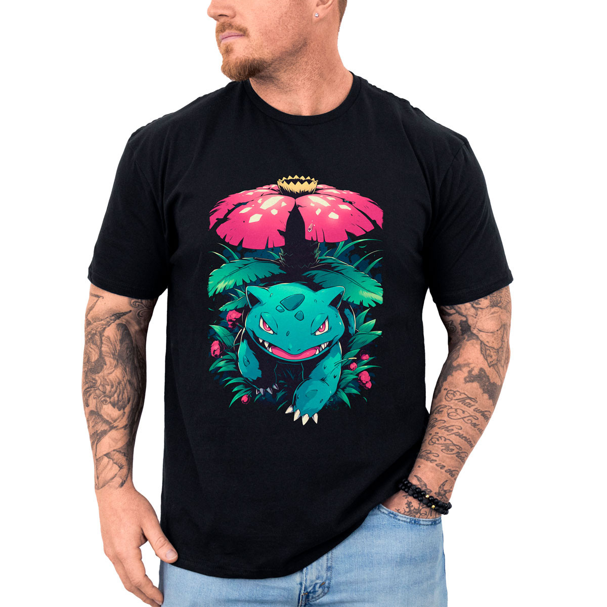 polera-anime-estampada-venusaur-grass-type-pokemon-b
