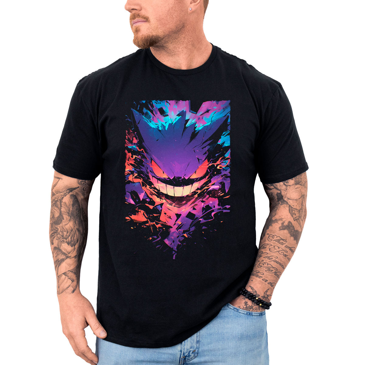 polera-anime-gengar-face-closeup-estampada