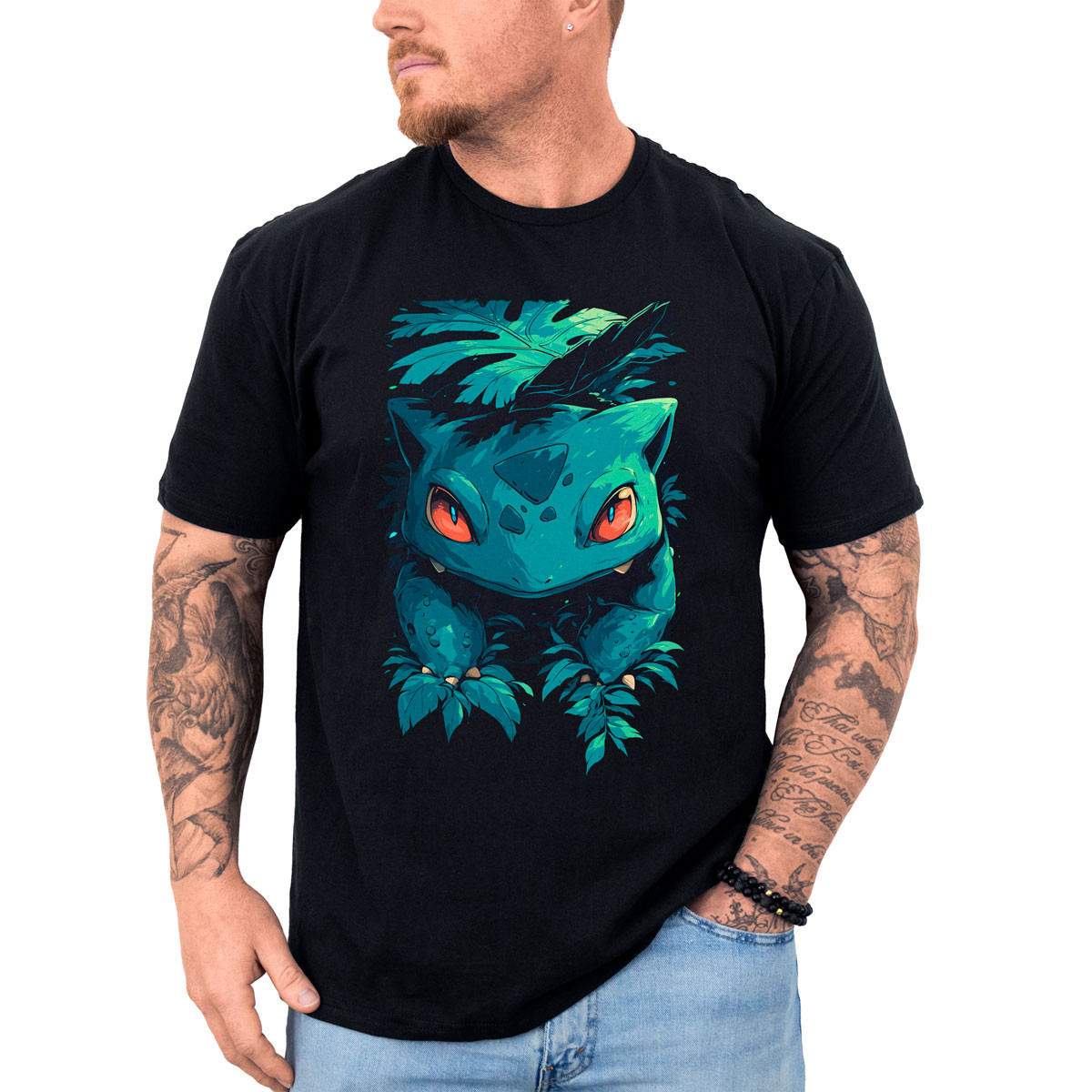 polera-anime-ivysaur-ojos-de-cerca-de-pok-mon