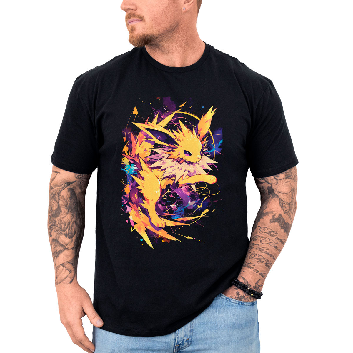 polera-anime-jolteon-pok-mon-batallas-corta-manga