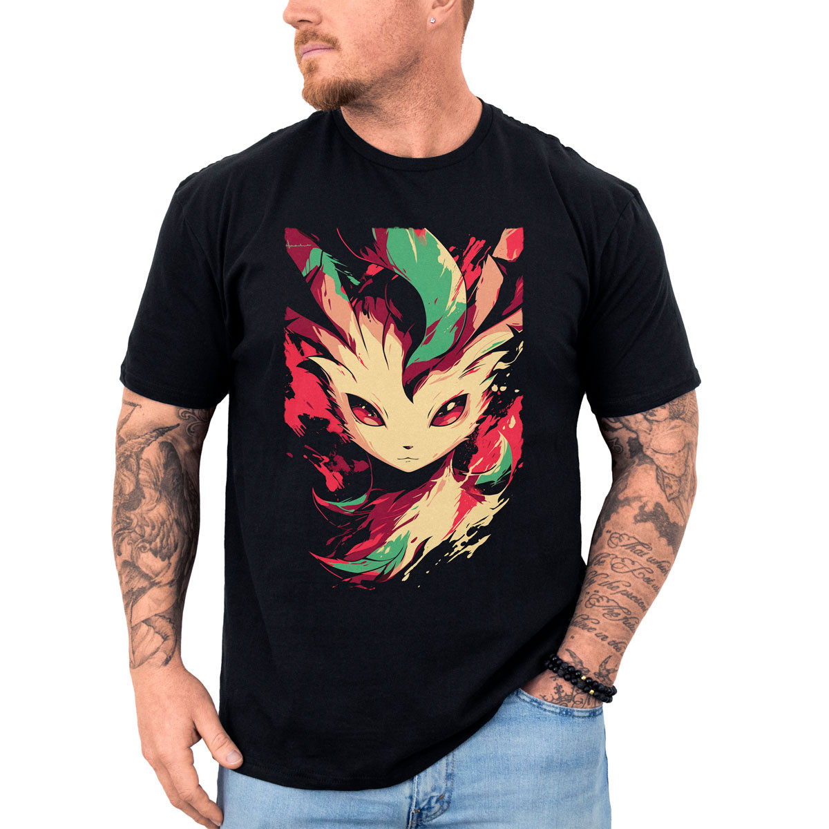 polera-anime-leafeon-pokemon-carita-cerca