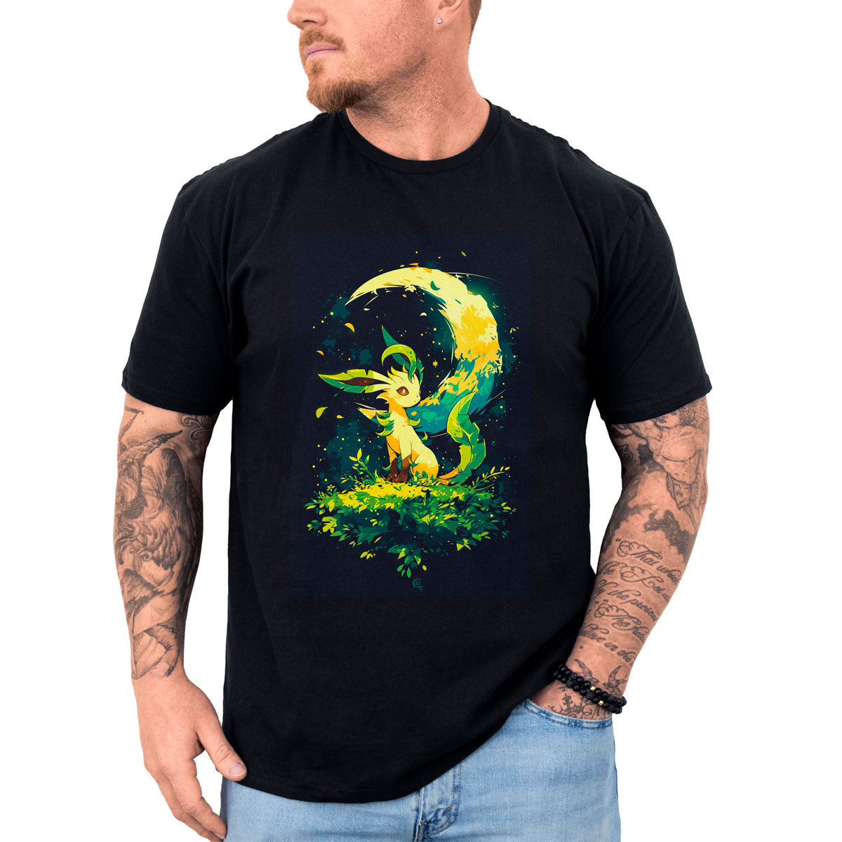 polera-anime-leafeon-y-luna-pok-mon-batallas