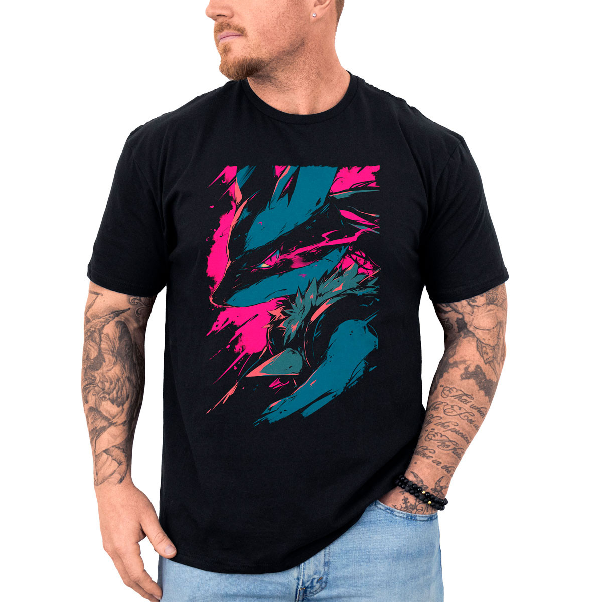 polera-anime-lucario-closeup-dise-o-cara-pok-mon