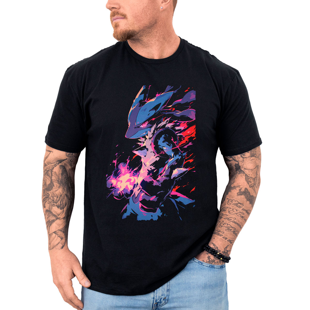 polera-anime-lucario-full-power-estampado-de-batalla