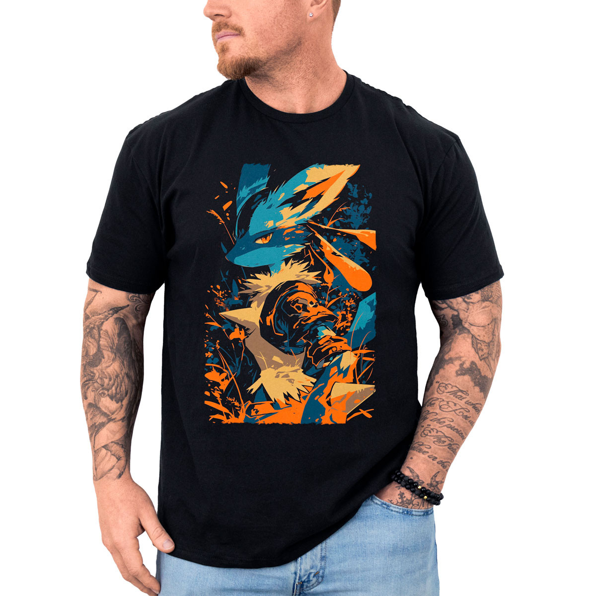 polera-anime-lucario-silueta-pok-mon-anime